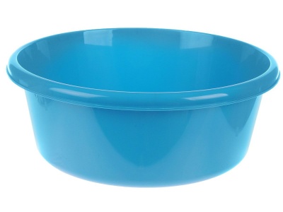 Изображение товара Таз 9л перламутрово-бирюзовый (20шт/уп) в Миди Лтд