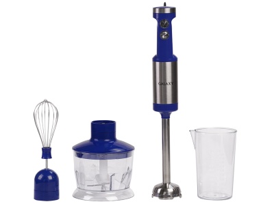 Блендерный набор GALAXY GL 2129 900Вт 2 скорости работы мерный стакан 0,5л чаша 600мл Синий - фото в Миди Лтд Изображение товара Блендерный набор GALAXY GL 2129 900Вт 2 скорости работы мерный стакан 0,5л чаша 600мл Синий в Миди Лтд