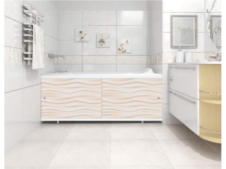 Изображение товара Экран под ванну 1,68м Кварт песочный (6шт/уп) в Миди Лтд