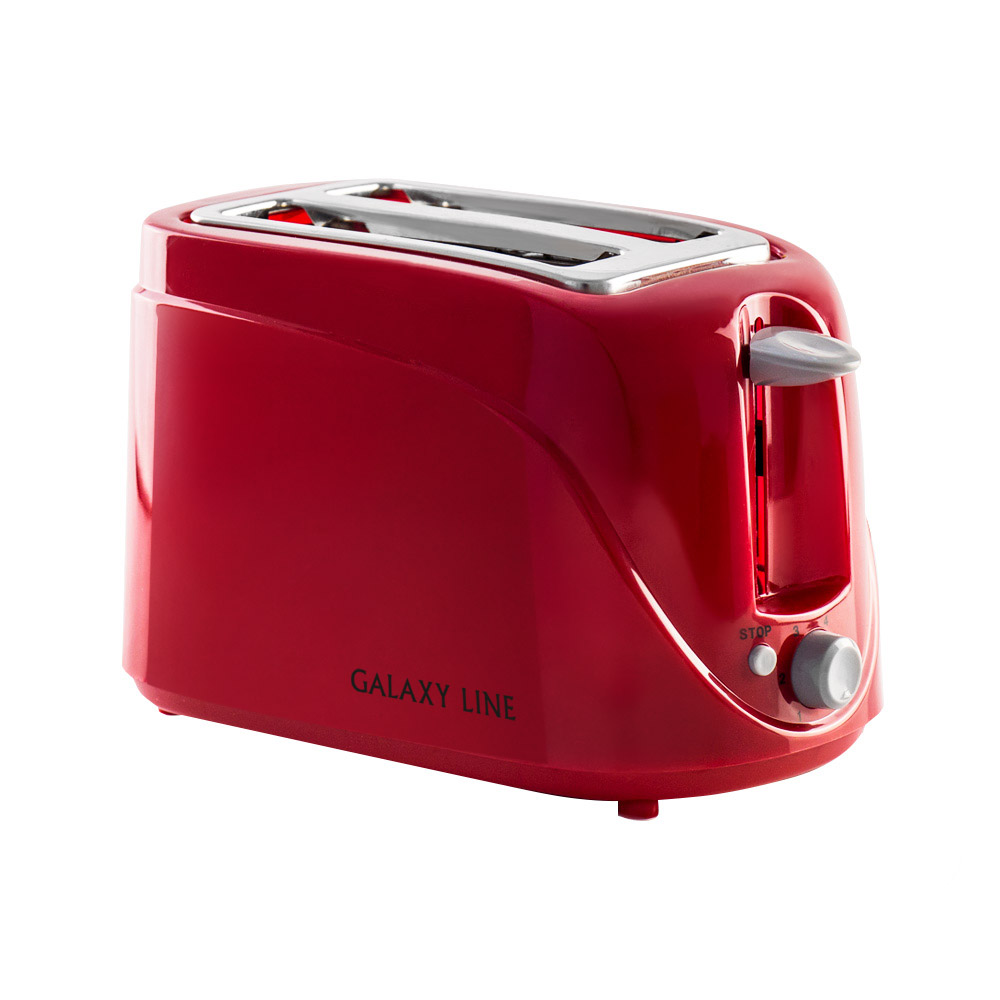 Тостер электрический GALAXY LINE GL 2902 800Вт регулятор степени поджарки Х - фото в Миди Лтд Изображение товара Тостер электрический GALAXY LINE GL 2902 800Вт регулятор степени поджарки Х в Миди Лтд