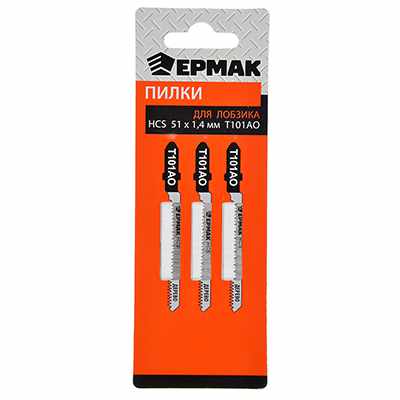 Изображение товара Пилки для эл.лобзика ЕРМАК   Т-101АО           ХХ в Миди Лтд