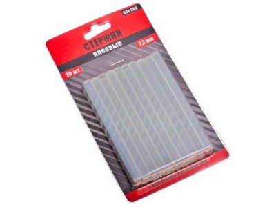 Изображение товара Стержни клеевые  7,2*100мм (20шт/уп) в Миди Лтд