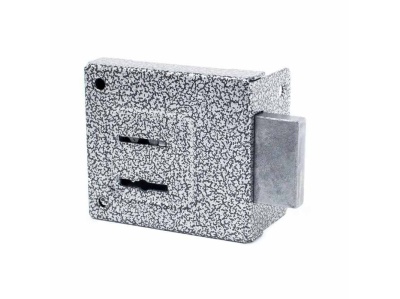 Замок накладной ЗН4-1 серебро Птимаш (18шт/уп) - фото в Миди Лтд Изображение товара Замок накладной ЗН4-1 серебро Птимаш (18шт/уп) в Миди Лтд