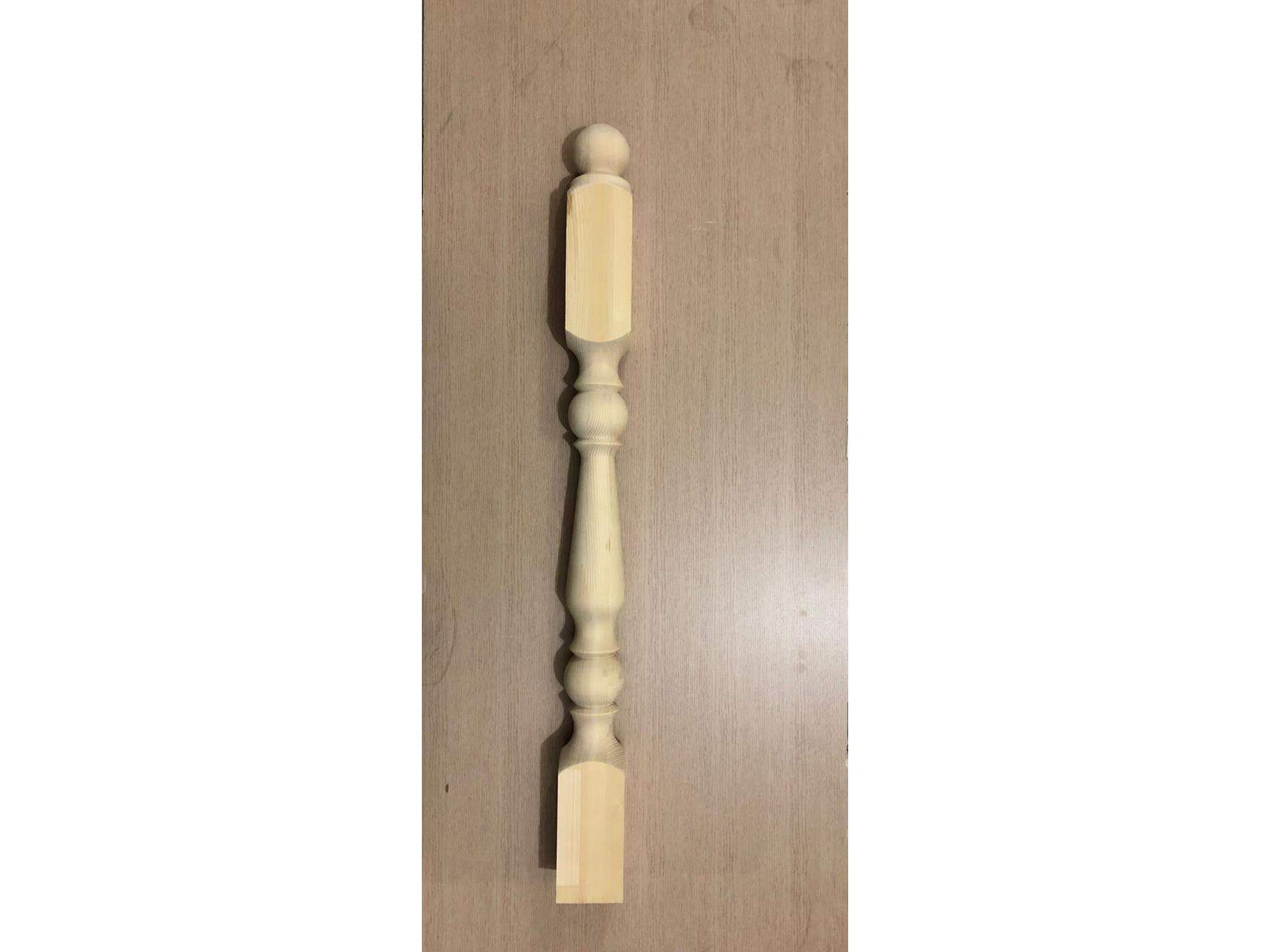 Изображение товара Столб точёный сорт А-А 100*100*1200мм №1 (уп-4шт) в Миди Лтд