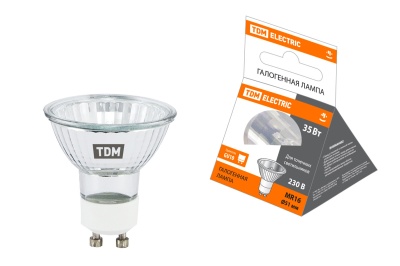 Лампа галогенная с отражателем MR16 JCDR 35Вт 230В GU10 TDM - фото в Миди Лтд Изображение товара Лампа галогенная с отражателем MR16 JCDR 35Вт 230В GU10 TDM в Миди Лтд