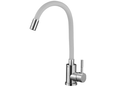 Смеситель для кухни силиконовый излив EZA4-F-GY SOLONE серый - фото в Миди Лтд Изображение товара Смеситель для кухни силиконовый излив EZA4-F-GY SOLONE серый в Миди Лтд