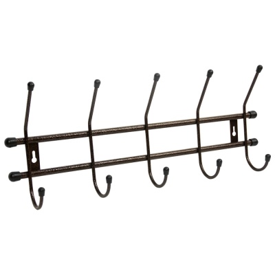 Изображение товара Вешалка настенная Стандарт 5 медный антик 5 крючков (10шт/уп) в Миди Лтд