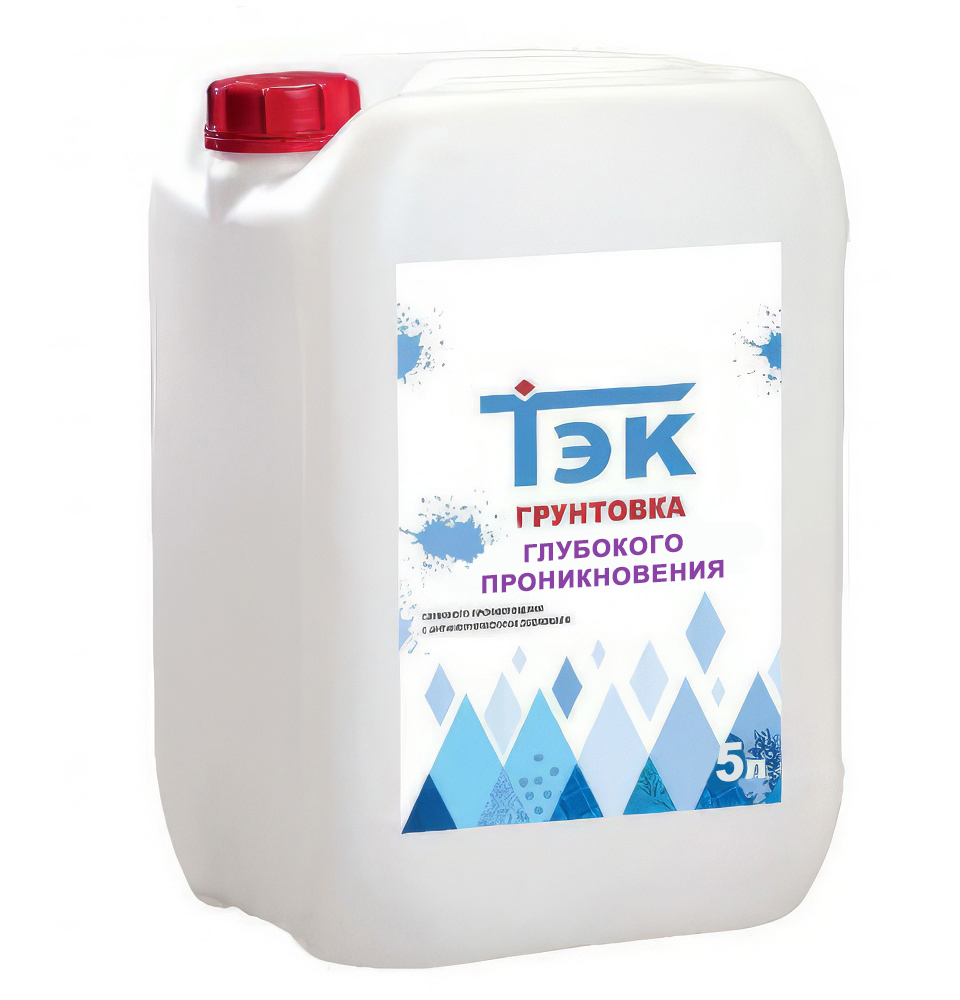 Изображение товара Грунт акриловый ТЭК глубокого проникновения  5л (56шт/пал) в Миди Лтд