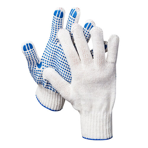 Перчатки х/б СПЕЦНАЗ точка (10шт/уп) - фото в Миди Лтд Изображение товара Перчатки х/б СПЕЦНАЗ точка (10шт/уп) в Миди Лтд