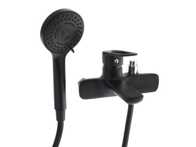 Смеситель для ванны с душем СоюзКран короткий излив керам картридж 35мм черный цинк SK07-M137 - фото в Миди Лтд Изображение товара Смеситель для ванны с душем СоюзКран короткий излив керам картридж 35мм черный цинк SK07-M137 в Миди Лтд