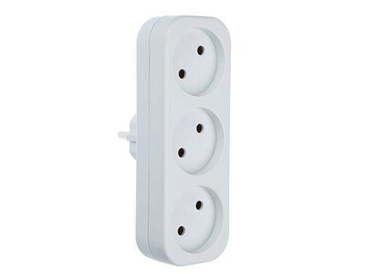 Разветвитель 3 гнезда FORZA евро         ХХ - фото в Миди Лтд Изображение товара Разветвитель 3 гнезда FORZA евро         ХХ в Миди Лтд