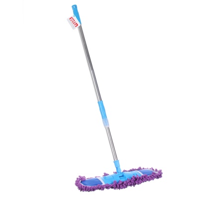 Изображение товара Швабра с насадкой из микрофибры, пластик, телескоп. черенок, металл 120см VETTA (12шт/кор) в Миди Лтд