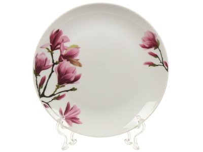 Тарелка десертная керамика круглая 19см Daniks Магнолия (12шт/уп) - фото в Миди Лтд Изображение товара Тарелка десертная керамика круглая 19см Daniks Магнолия (12шт/уп) в Миди Лтд
