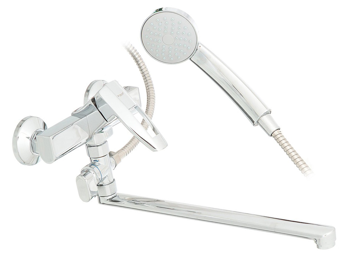 Смеситель для ванны длинный излив LOF6-A033 G.lauf - фото в Миди Лтд Изображение товара Смеситель для ванны длинный излив LOF6-A033 G.lauf в Миди Лтд