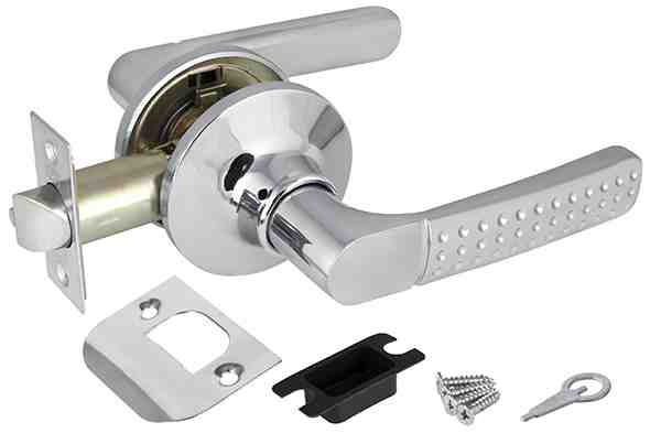 Изображение товара Замок ручка Хром без ключа,без фиксатора 6026 СР-Р в Миди Лтд