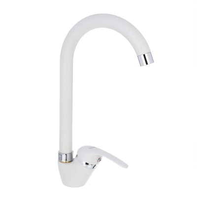 Смеситель для кухни высокий излив,картридж 35мм,латунь,под гранит,Бежевый RAIN Веста    ХХ - фото в Миди Лтд Изображение товара Смеситель для кухни высокий излив,картридж 35мм,латунь,под гранит,Бежевый RAIN Веста    ХХ в Миди Лтд