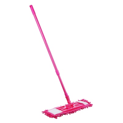 Изображение товара Швабра с насадкой из микрофибры, ручка телескоп. металл, 70-120см VETTA (20шт/кор) в Миди Лтд