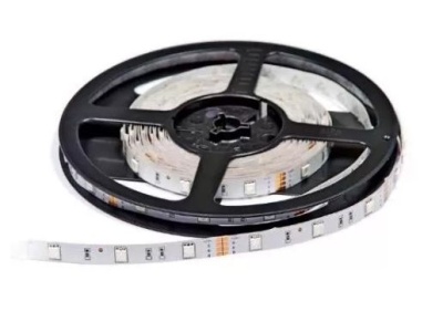 Лента светодиодная разноцветная Ecola LED 5м. 7.2Вт/м 12Вт IP20 10мм 30Led/м RGB - фото в Миди Лтд Изображение товара Лента светодиодная разноцветная Ecola LED 5м. 7.2Вт/м 12Вт IP20 10мм 30Led/м RGB в Миди Лтд