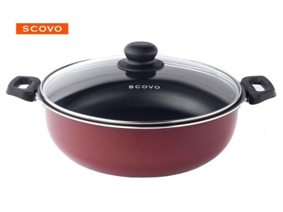 Изображение товара Жаровня Scovo Expert 24см две ручки ст. крышка антипригарное покрытие (5шт/уп) Х в Миди Лтд