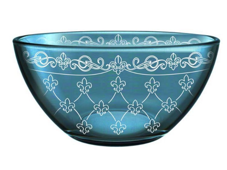 Изображение товара Салатник средний Французская лилия Ночное небо 700мл (12шт/уп) в Миди Лтд