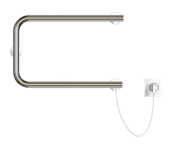 Полотенцесушитель электрический П 32х50 (кноп.выкл.107Вт) ZOX - фото в Миди Лтд Изображение товара Полотенцесушитель электрический П 32х50 (кноп.выкл.107Вт) ZOX в Миди Лтд