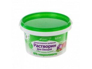 Растворин БХЗ для овощей ведро 0.5кг (12шт/уп) - фото в Миди Лтд Изображение товара Растворин БХЗ для овощей ведро 0.5кг (12шт/уп) в Миди Лтд