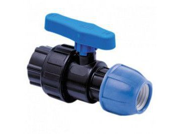 Кран шаровый ПНД 32*1 ВР ИТАЛ (90шт/уп) - фото в Миди Лтд Изображение товара Кран шаровый ПНД 32*1 ВР ИТАЛ (90шт/уп) в Миди Лтд