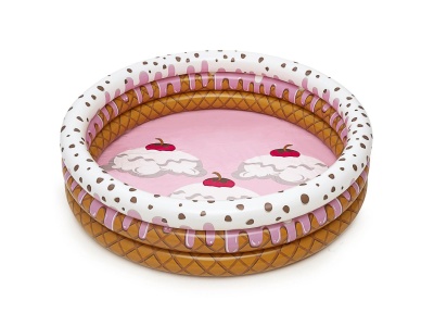 Бассейн надувной детский Sundae Funday BESTWAY 160*38см 51144 - фото в Миди Лтд Изображение товара Бассейн надувной детский Sundae Funday BESTWAY 160*38см 51144 в Миди Лтд