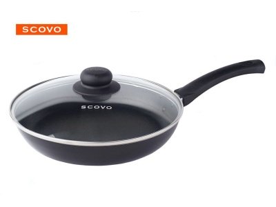 Изображение товара Сковорода Scovo Consul 22см ст. крышка антипригарное покрытие (8шт/уп) в Миди Лтд