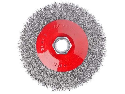 Изображение товара Щетка металл. ЕРМАК для УШМ 100мм/М14 тарелка в Миди Лтд