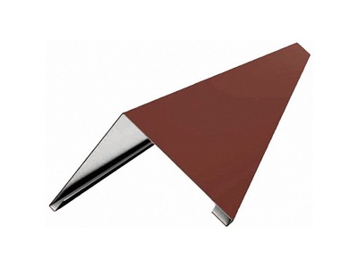 Угол наружний (конек) 150*150*2000мм шоколад (RAL 8017) - фото в Миди Лтд Изображение товара Угол наружний (конек) 150*150*2000мм шоколад (RAL 8017) в Миди Лтд