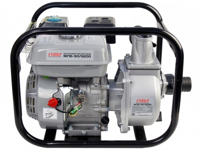 Мотопомпа бензиновая МПБ-50/5200 5200Вт/7л.с. центробежная - фото в Миди Лтд Изображение товара Мотопомпа бензиновая МПБ-50/5200 5200Вт/7л.с. центробежная в Миди Лтд