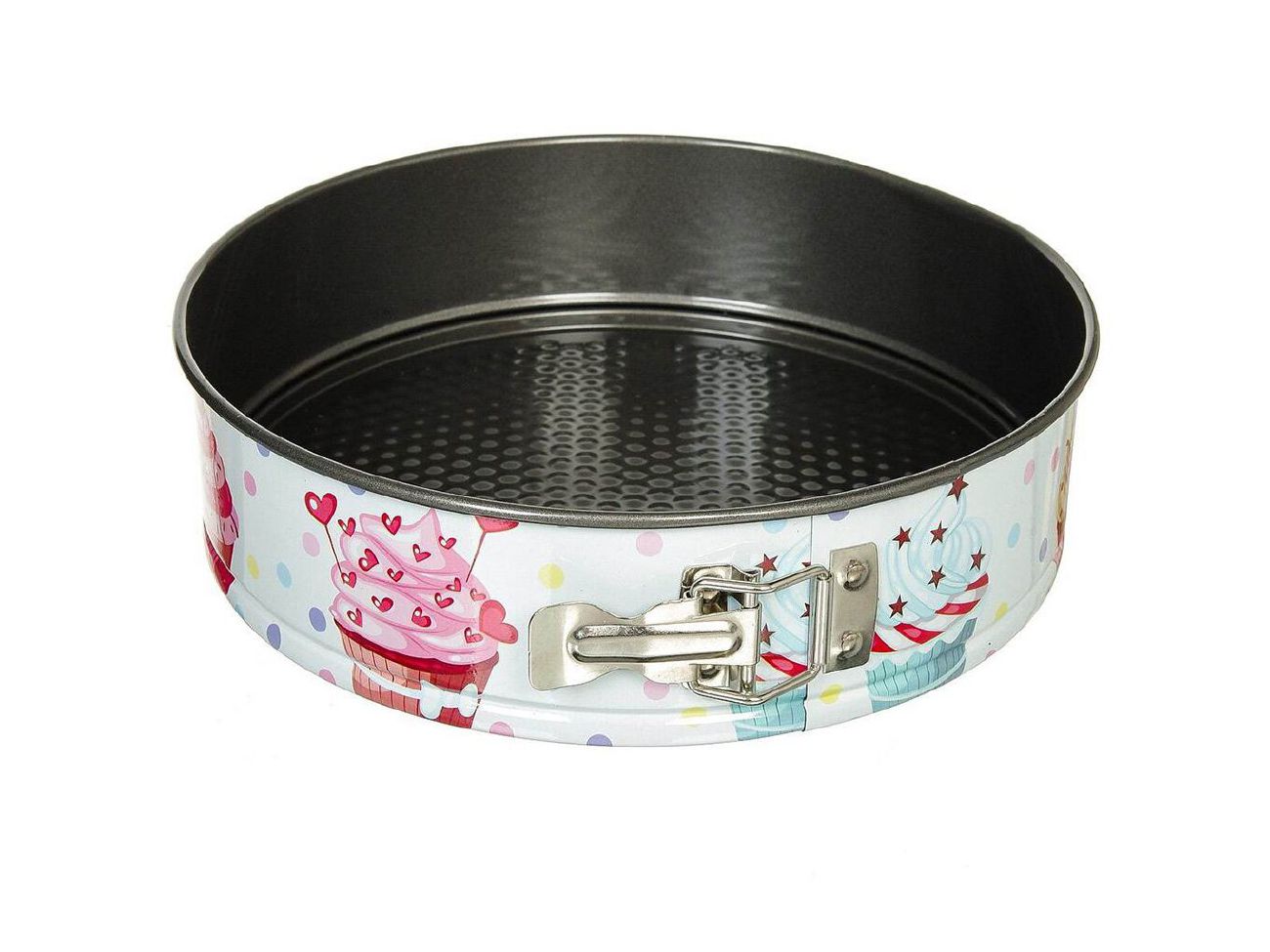 Форма для запекания сталь круглая 28*28см разъемная антипригарное покрытие Daniks Капкейк (12шт/уп) - фото в Миди Лтд Изображение товара Форма для запекания сталь круглая 28*28см разъемная антипригарное покрытие Daniks Капкейк (12шт/уп) в Миди Лтд