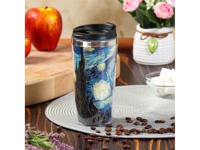 Термокружка нерж сталь пластик 0,42л (FD-06-6) Daniks Звездная ночь (50шт/уп) Х - фото в Миди Лтд Изображение товара Термокружка нерж сталь пластик 0,42л (FD-06-6) Daniks Звездная ночь (50шт/уп) Х в Миди Лтд