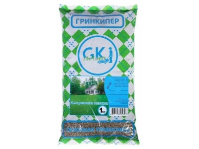 Травосмесь Гринкипер Для ремонта газонов 1кг - фото в Миди Лтд Изображение товара Травосмесь Гринкипер Для ремонта газонов 1кг в Миди Лтд