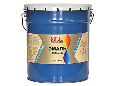 Эмаль ПФ-266 ВИТЕКО красно-коричневая для пола 20кг (33шт/пал) Х - фото в Миди Лтд Изображение товара Эмаль ПФ-266 ВИТЕКО красно-коричневая для пола 20кг (33шт/пал) Х в Миди Лтд