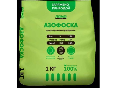 Изображение товара Азофоска Лама Торф 1кг (20шт/уп) в Миди Лтд