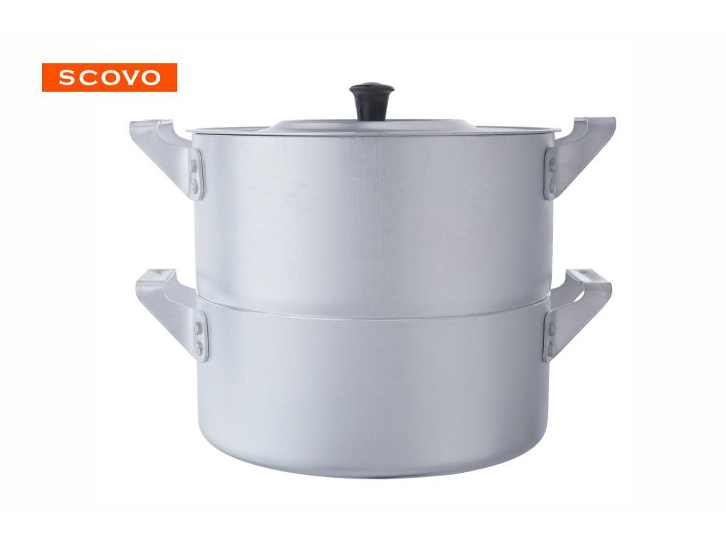 Овощеварка алюм. Scovo 2,5л 18см (4шт/уп) - фото в Миди Лтд Изображение товара Овощеварка алюм. Scovo 2,5л 18см (4шт/уп) в Миди Лтд