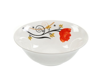 Изображение товара Салатник керамика круглый 15см 0,4л Daniks Красный Тюльпан (72шт/уп) Х в Миди Лтд