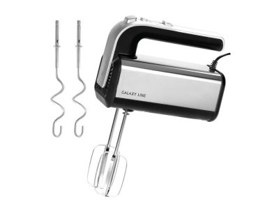 Миксер GALAXY LINE GL 2228 700Вт 5 скоростей+Турбо 2шт насадка-венчик 2шт насадка для теста - фото в Миди Лтд Изображение товара Миксер GALAXY LINE GL 2228 700Вт 5 скоростей+Турбо 2шт насадка-венчик 2шт насадка для теста в Миди Лтд