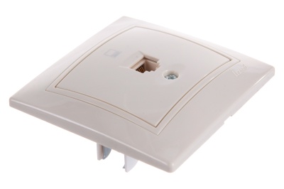 Изображение товара Розетка компьютерная LEZARD Мира крем со вставкой в Миди Лтд