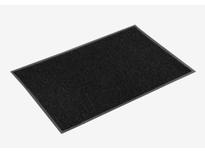 Изображение товара Коврик влаговпитывающий ребристый Стандарт черный (1,2*1,50м) в Миди Лтд