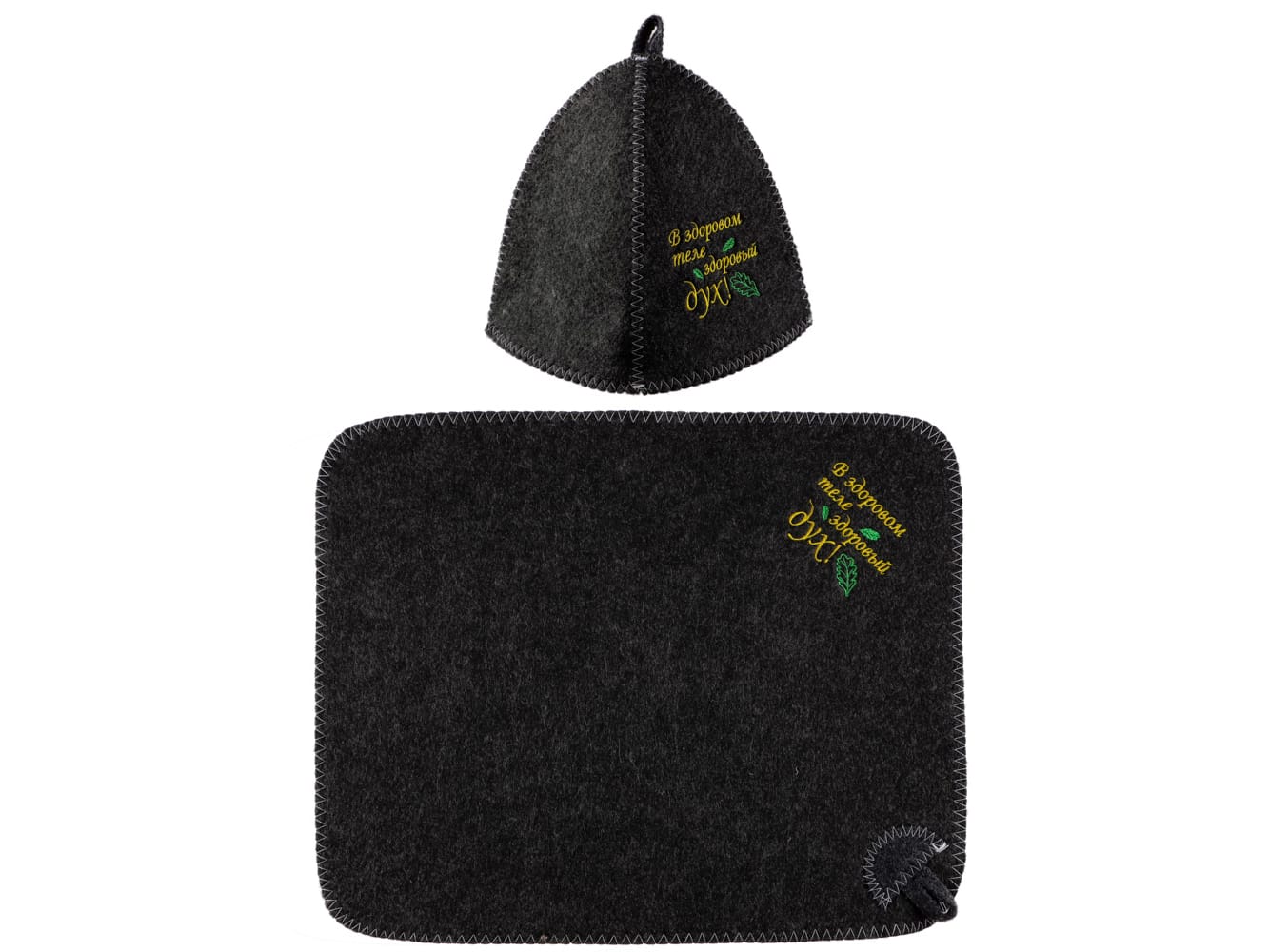 Набор банный 2 предмета (коврик, шапка) ЕВРО белый/серый   - фото в Миди Лтд Изображение товара Набор банный 2 предмета (коврик, шапка) ЕВРО белый/серый   в Миди Лтд