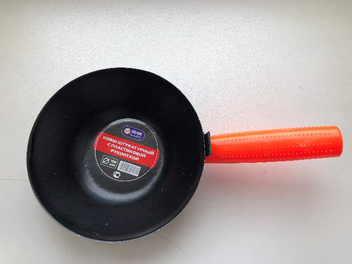 Ковш отделочника 160мм XPERT пластиковая ручка (60шт/уп) - фото в Миди Лтд Изображение товара Ковш отделочника 160мм XPERT пластиковая ручка (60шт/уп) в Миди Лтд