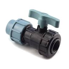 Кран шаровый ПНД 63*2 ВР STR - фото в Миди Лтд Изображение товара Кран шаровый ПНД 63*2 ВР STR в Миди Лтд