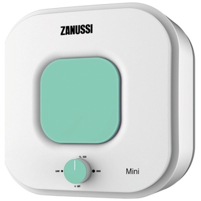 Водонагреватель аккумуляционный электрический ZANUSSI ZWH/S Mini U Green (15л) эмаль - фото в Миди Лтд Изображение товара Водонагреватель аккумуляционный электрический ZANUSSI ZWH/S Mini U Green (15л) эмаль в Миди Лтд