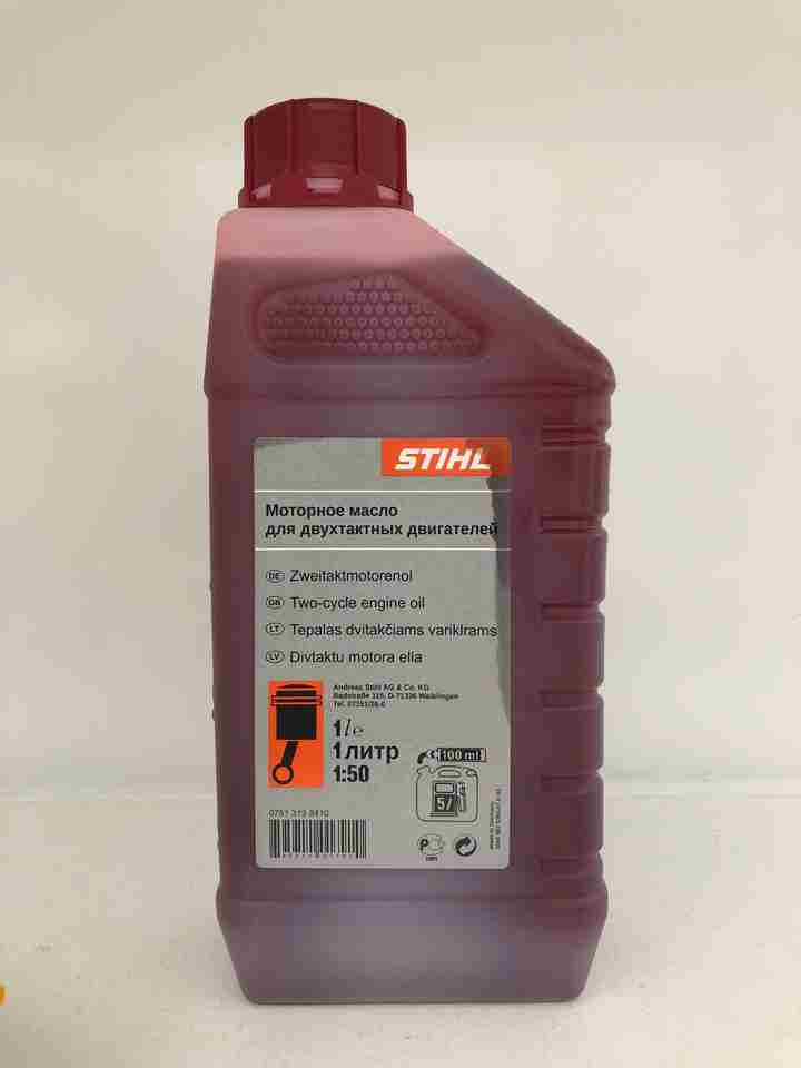 Масло моторное STIHL 2Т для 2-x тактных двигателей 1л (12шт/уп) - фото в Миди Лтд Изображение товара Масло моторное STIHL 2Т для 2-x тактных двигателей 1л (12шт/уп) в Миди Лтд