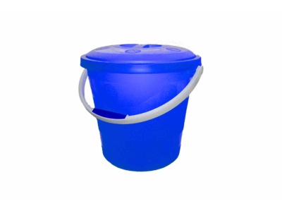 Ведро фирменное с крышкой 16л (10шт/уп) - фото в Миди Лтд Изображение товара Ведро фирменное с крышкой 16л (10шт/уп) в Миди Лтд
