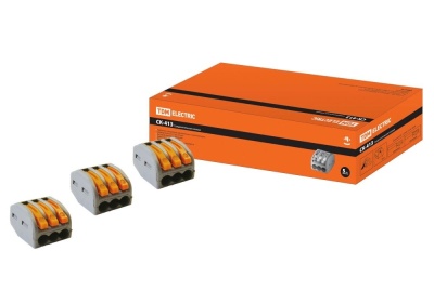 Изображение товара Клемма соединительная  СК-413 (2,5мм2) (3 провода) в Миди Лтд