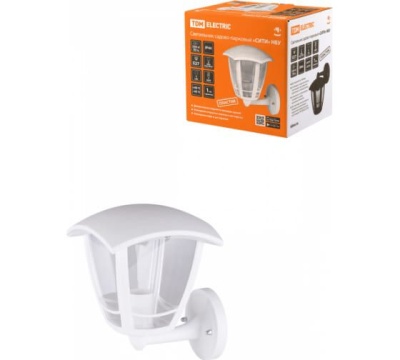 Светильник СИТИ НБУ 07-60-001 У1 садово-парковый 4-х гранник настенный вверх белый TDM - фото в Миди Лтд Изображение товара Светильник СИТИ НБУ 07-60-001 У1 садово-парковый 4-х гранник настенный вверх белый TDM в Миди Лтд